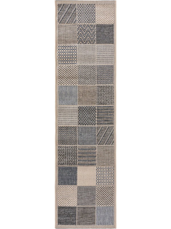 Design In- &amp; Outdoor-Läufer River Blau