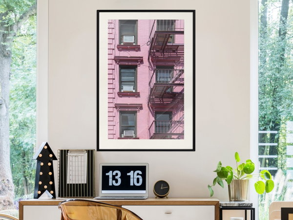 Plakat 'Pink Facade'