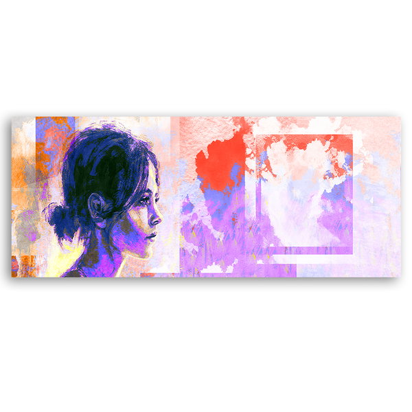 Kunstdruck auf Leinwand 'Vivid Reflections'