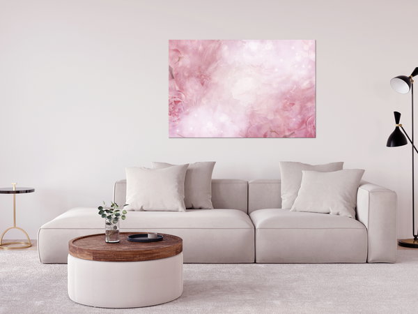 Kunstdruck auf Leinwand 'Pink Power Wide'