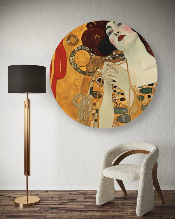 Rundes Bild 'Golden Reverie'