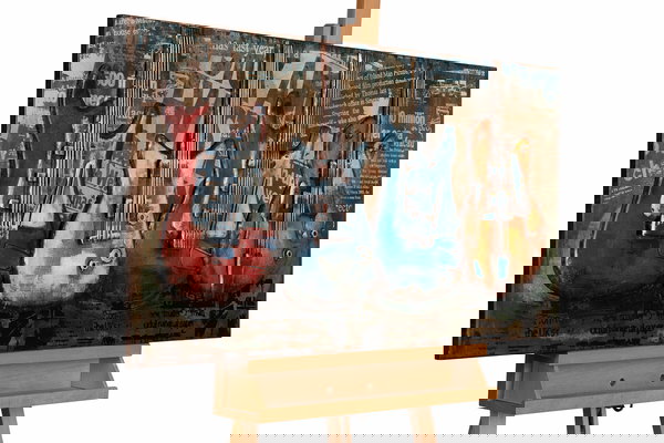 Arte contemporânea feita à mão