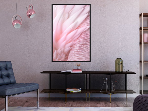 Poster 'Pink Feathers'