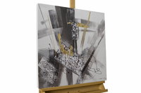Tableau peint à la main 'Structural Movement' 60x60cm | avec certificat d'authenticité