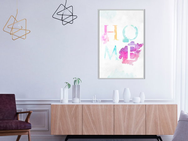 Poster 'Rainbow Home'