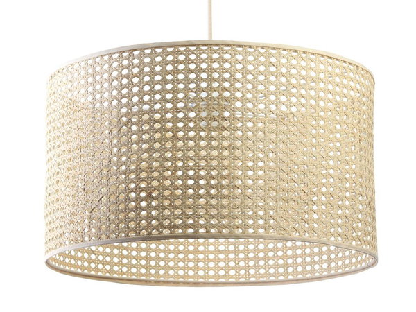 Suspension luminaire 'Rattan Lacey Calm 1'