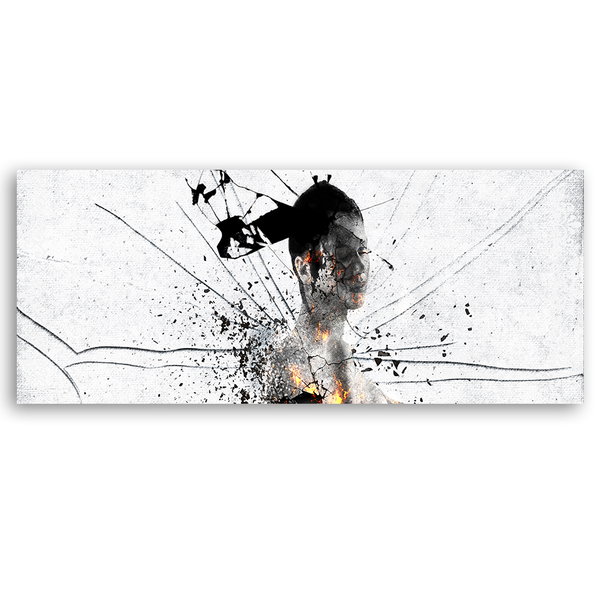 Canvas Poster 'Fractured Silence'
