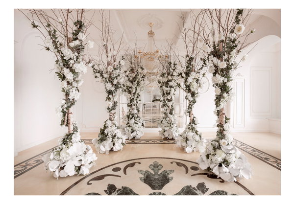 Selbstklebende Tapete 'Flower Chamber'