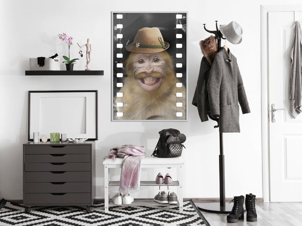 Poster 'Monkey In Hat'