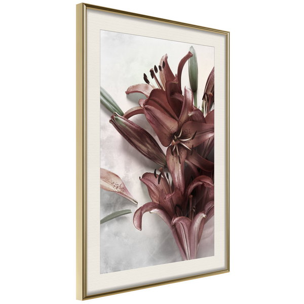 Poster 'Burgundy Solace'