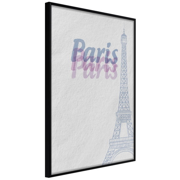 Poster 'Pastel Paris'