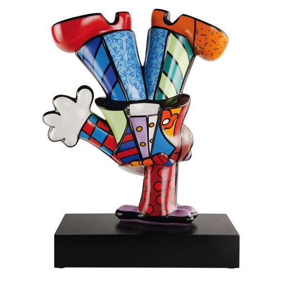Porzellan Figur 'Dancing Boy' von Romero Britto 17,5x47,5x35,5cm