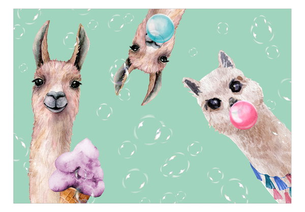 Tapete 'Crazy Llamas'