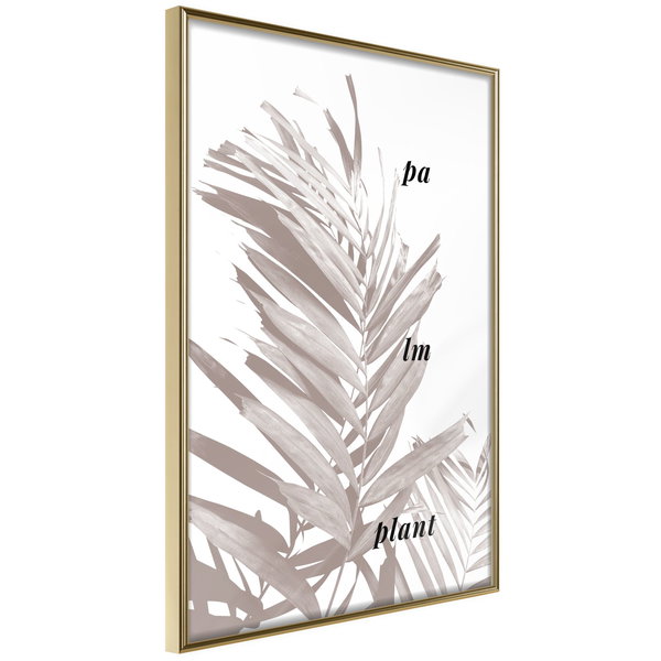 Poster 'Beige Palm'