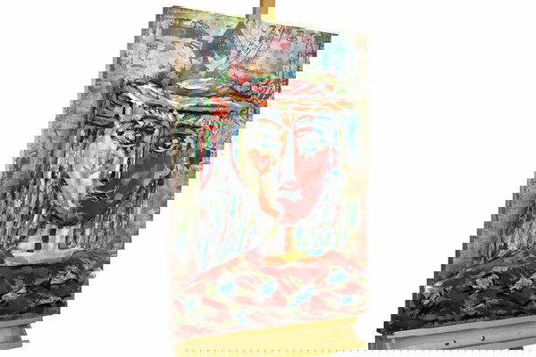 Arte contemporáneo producido a mano