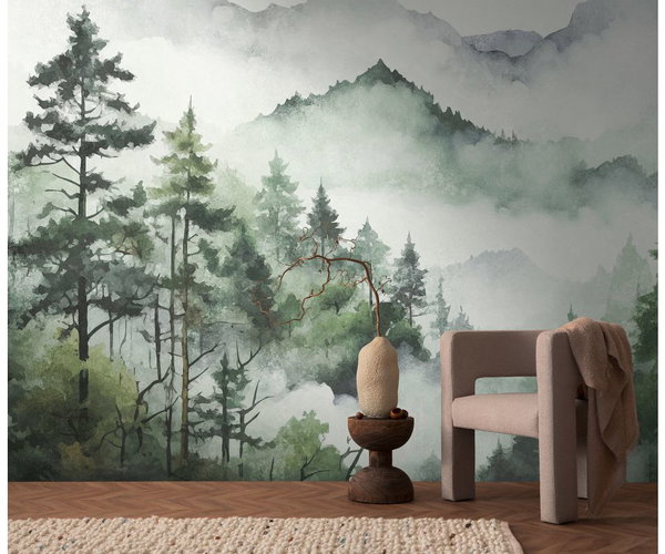 Tapete 'Mystic Fogscape' 371x280cm