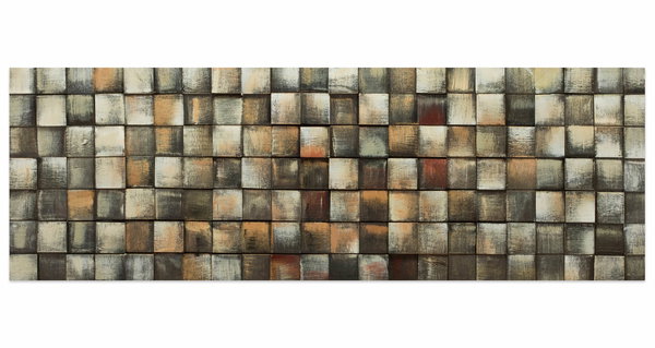 Holzbild 3D 'World beyond' 144x44x6cm