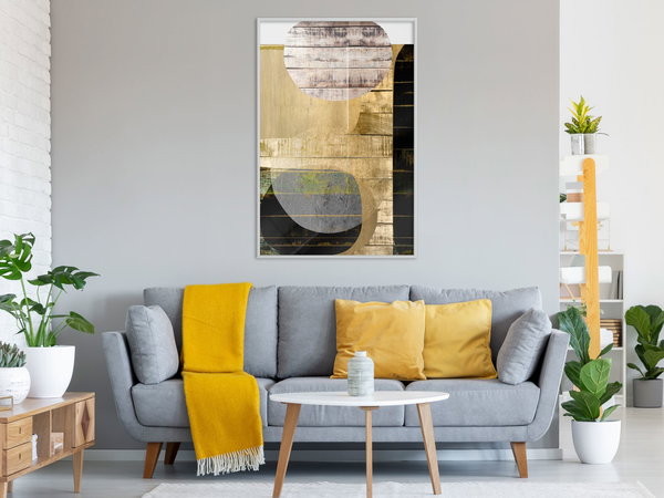 Poster 'Sunny Living Room'