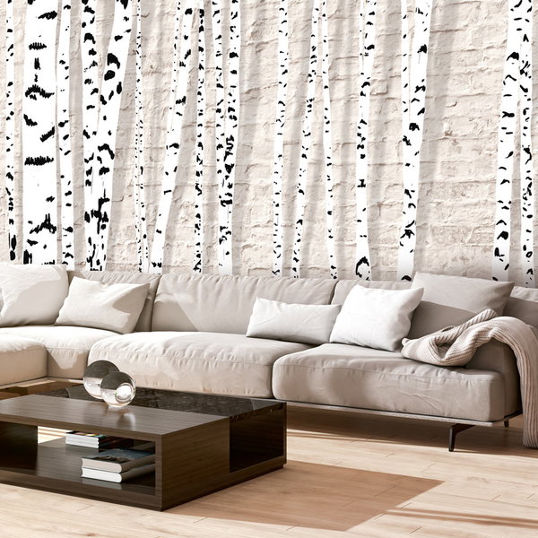 Tapete 'Birch Composition'