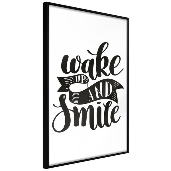 Poster 'Wake up and Smile'