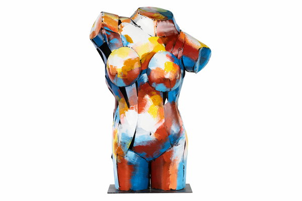 Metall Skulptur 'Unter der Haut' 75x43x20cm