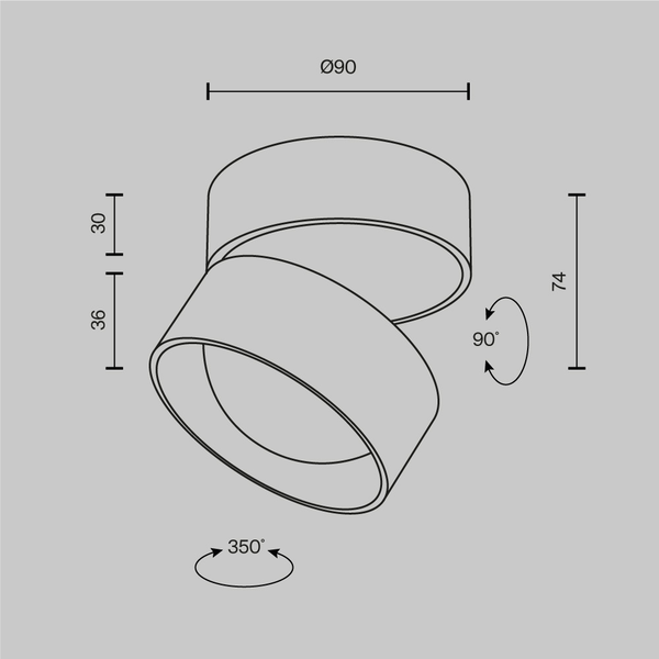 Lampa Sufitowa 'Lens 2'