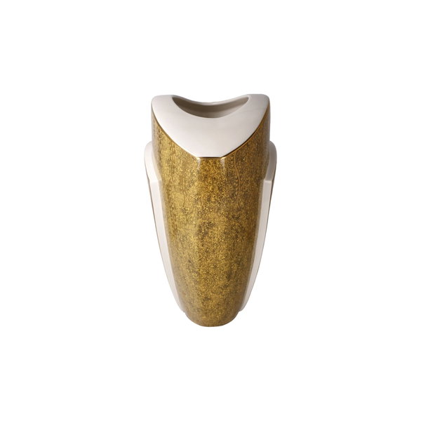Vase en porcelaine 'Golden Affection' de Gustav Klimt 10x20x22cm