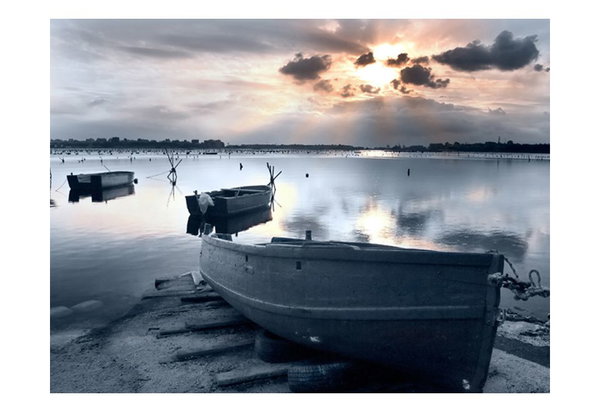 Tapete 'Little port boats'
