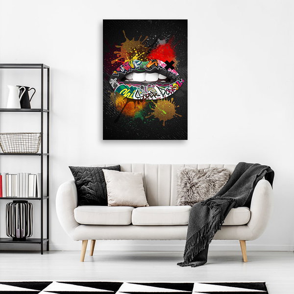 Kunstdruck auf Leinwand 'Urban Expression'