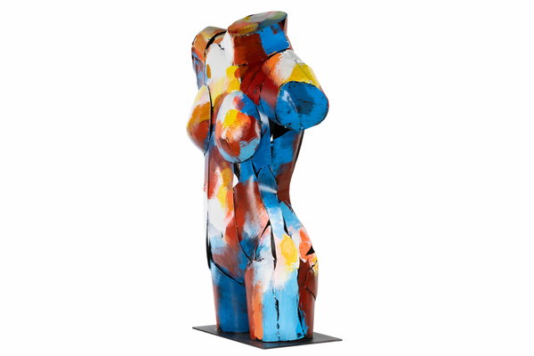 Metall Skulptur 'Unter der Haut' 75x43x20cm
