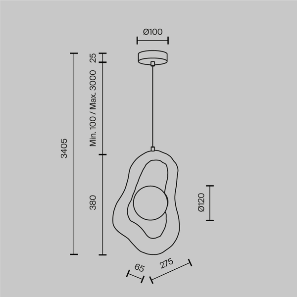 Pendant Light 'Opus'