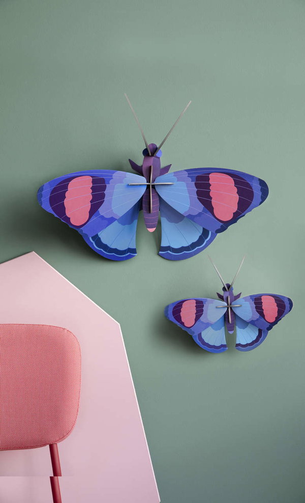 Wanddeko Papier 'Schmetterlings-Duo'
