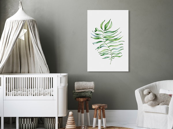 Kunstdruck auf Leinwand 'Dancing Leaf Vertical'