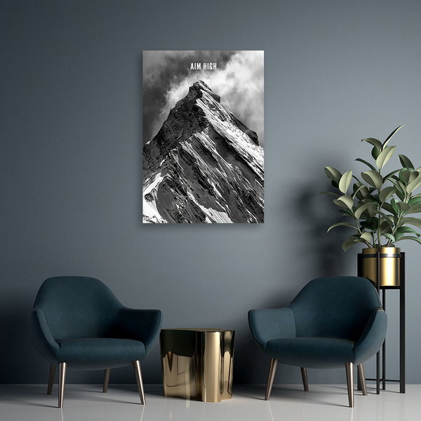 Kunstdruck auf Leinwand 'Aim High'