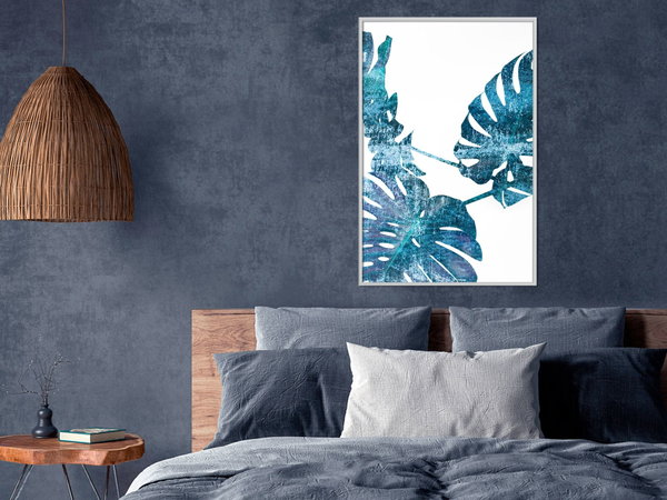 Poster 'Sapphire Monstera'