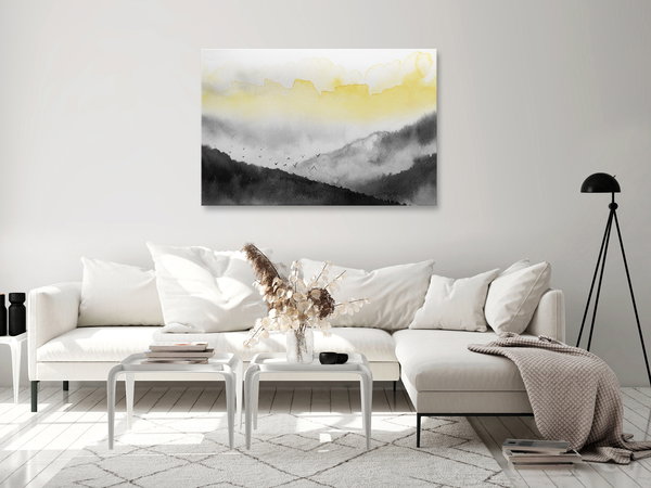 Art print on canvas 'Vast Landscape Wide'