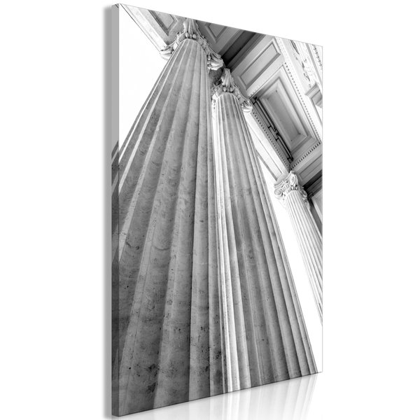 Kunstdruck auf Leinwand 'Stone Columns Vertical'