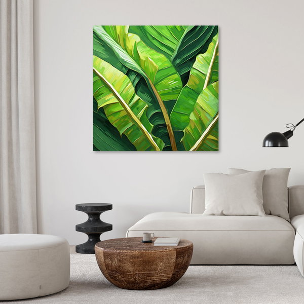 Kunstdruck auf Leinwand 'Tropical Lush'