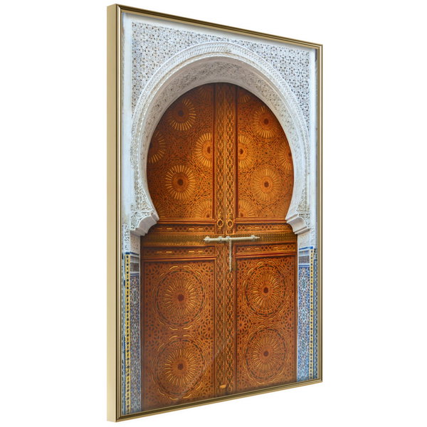 Poster 'Closed Passage (Brown)'