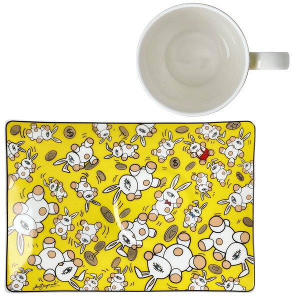 Goebel Becher mit Untertasse 'Magic Bunnies'