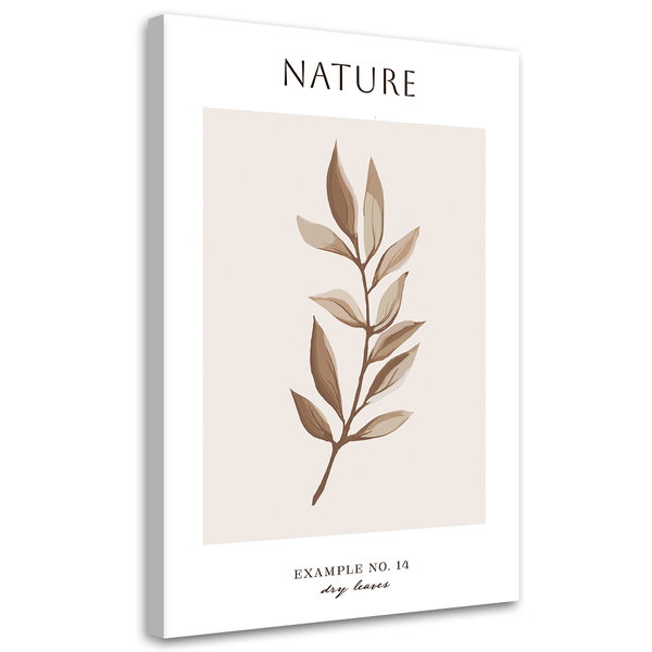 Kunstdruck auf Leinwand 'Dry Leaves #14'