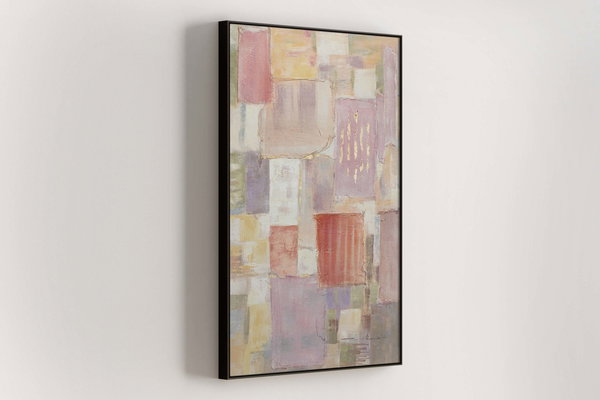 Κορνιζαρισμένος ακρυλικός πίνακας 'Kissed by the Muse' 83x123cm