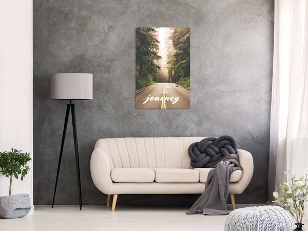 Kunstdruck auf Leinwand 'Journey Into The Unknown Vertical'