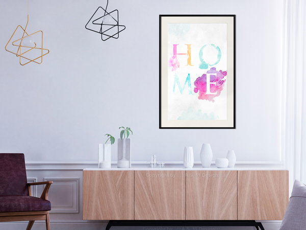 Poster 'Rainbow Home'