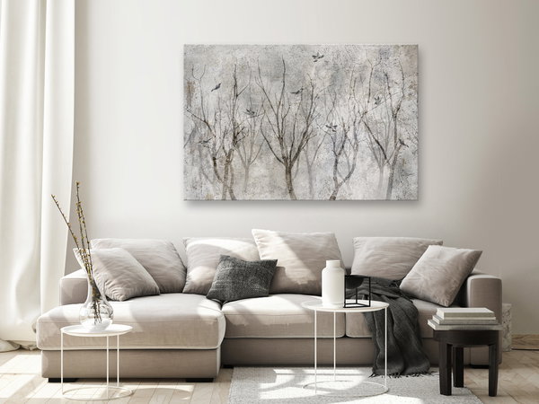 Kunstdruck auf Leinwand 'Singing in the Forest Wide'