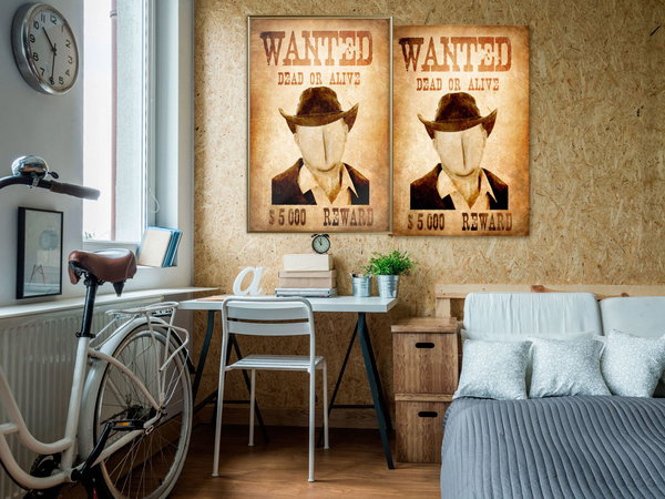 Poster 'Long Time Ago in the Wild West'