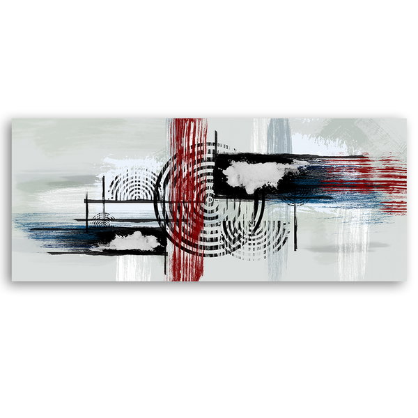 Kunstdruck auf Leinwand 'Echoes of Urban Rhythm'
