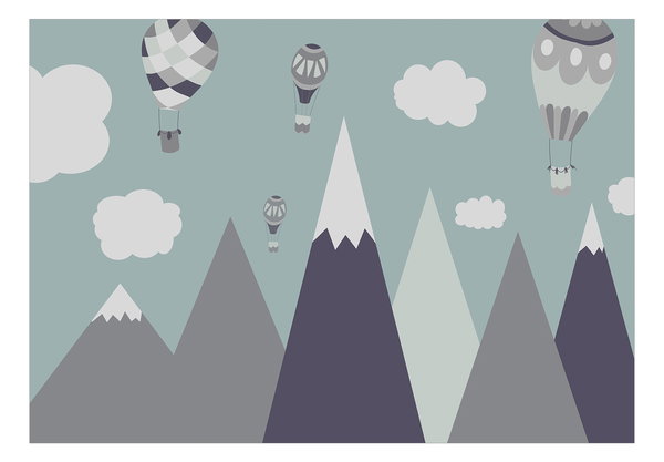 Tapete 'Balloon Land'