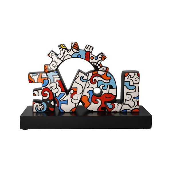 Porzellan Figur 'Evolution of Love 1' von Billy the Artist 12x26x38cm