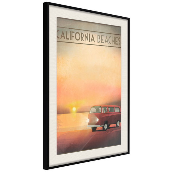 Poster 'California Beaches'